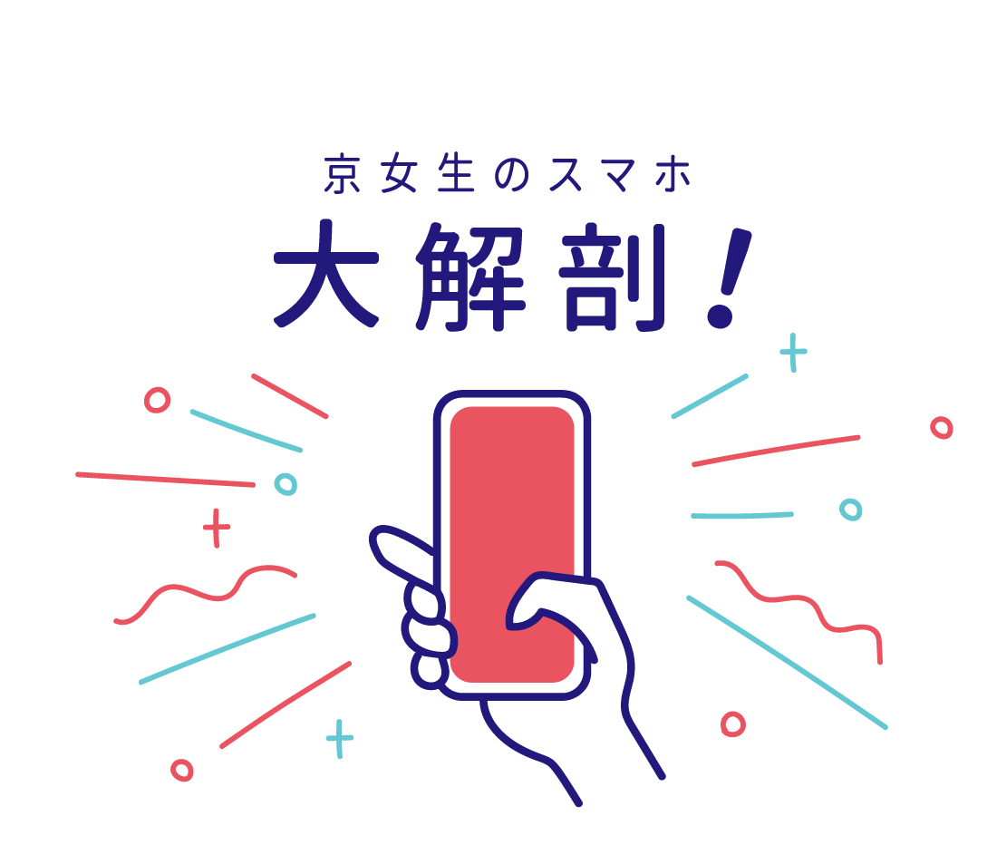 どんなアプリを使っているの?京女生のスマホ大解剖!