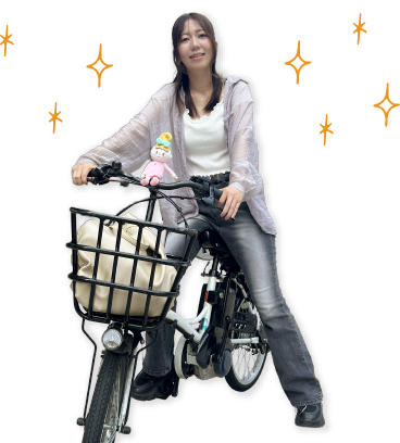 シェアサイクルを活用して駅から自転車で登校！