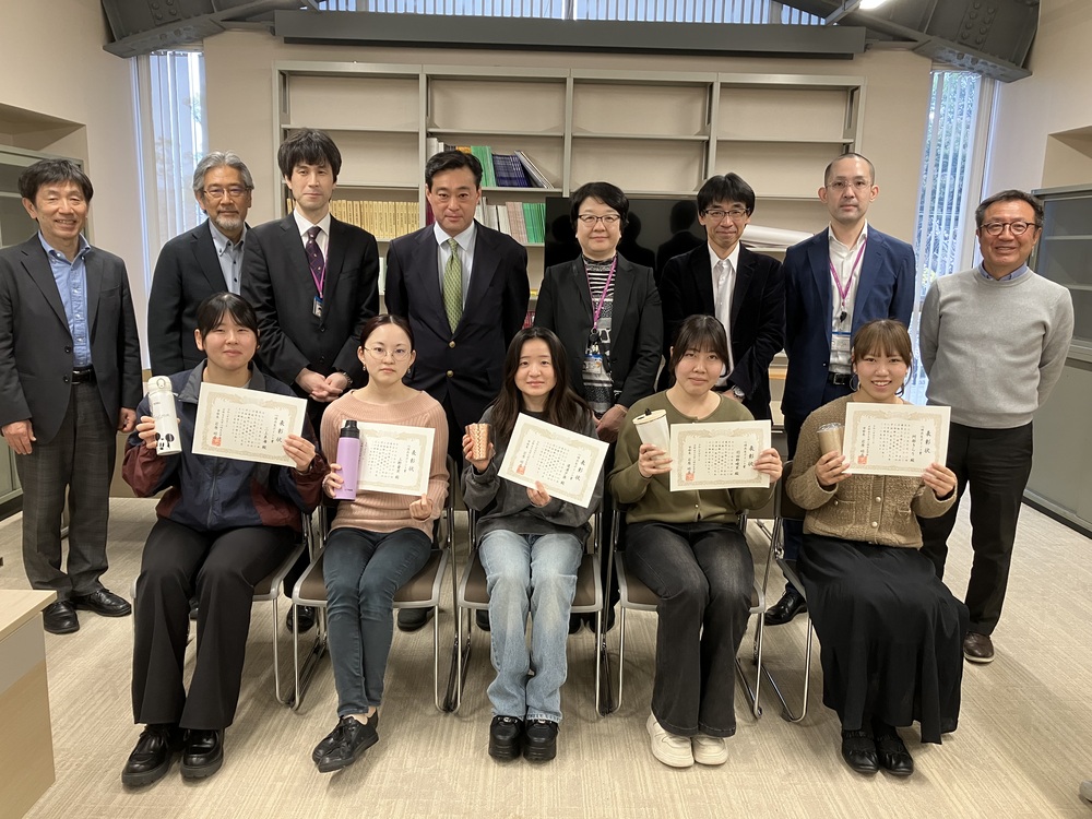 【心理共生学科】心理共生ポイントに関する表彰を行いました。のサムネイル