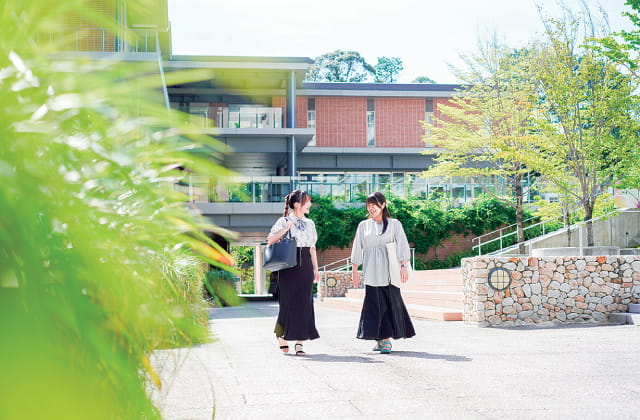 京都女子大学のキャンパスの写真