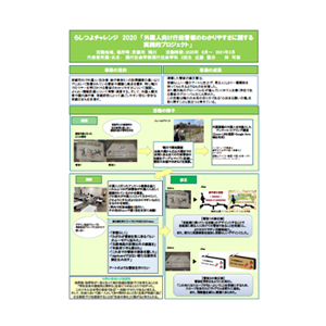 外国人向け行政看板のわかりやすさに関する実践的プロジェクト